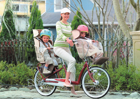 Image of three people riding