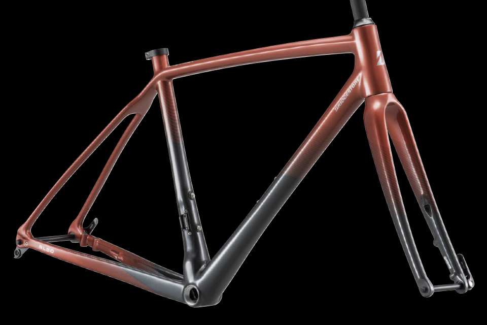 トップチューブ＆ダウンチューブの写真