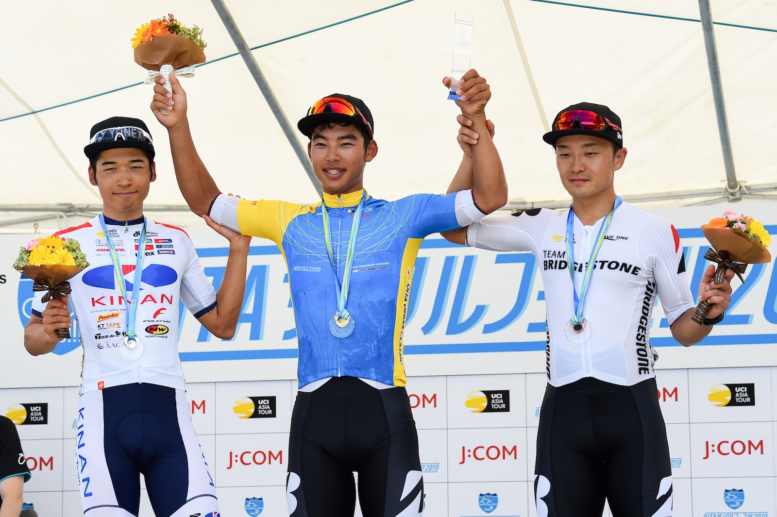 【おおいた いこいの道クリテリウム】UCIクリテリウムにて今村優勝、窪木３位に