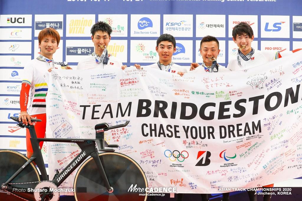 【トラックアジア選手権2020】チームパシュート／日本優勝、2020東京出場へ望みをつなぐ