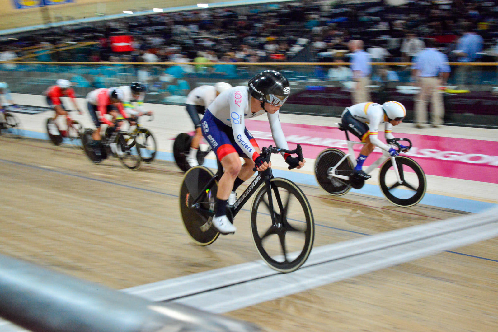 【2023世界選トラックDay06】ポイントレース出場の兒島、積極的な走りで健闘7位に】