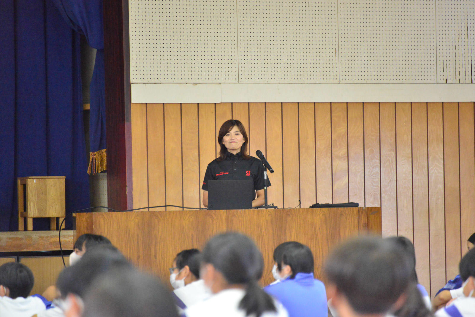 【杉浦佳子選手・講演】『夢に向かう努力と覚悟』〜諦めない力〜／静岡県磐田市立竜洋中学校にて