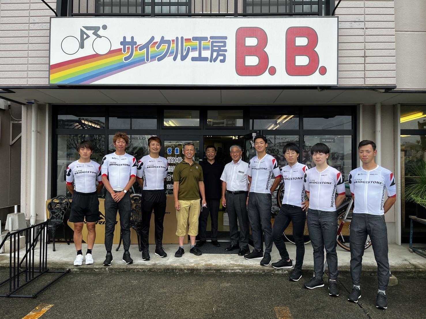 【TEAM BRIDGESTONE　Cycling 販売店訪問】サイクル工房B.B.