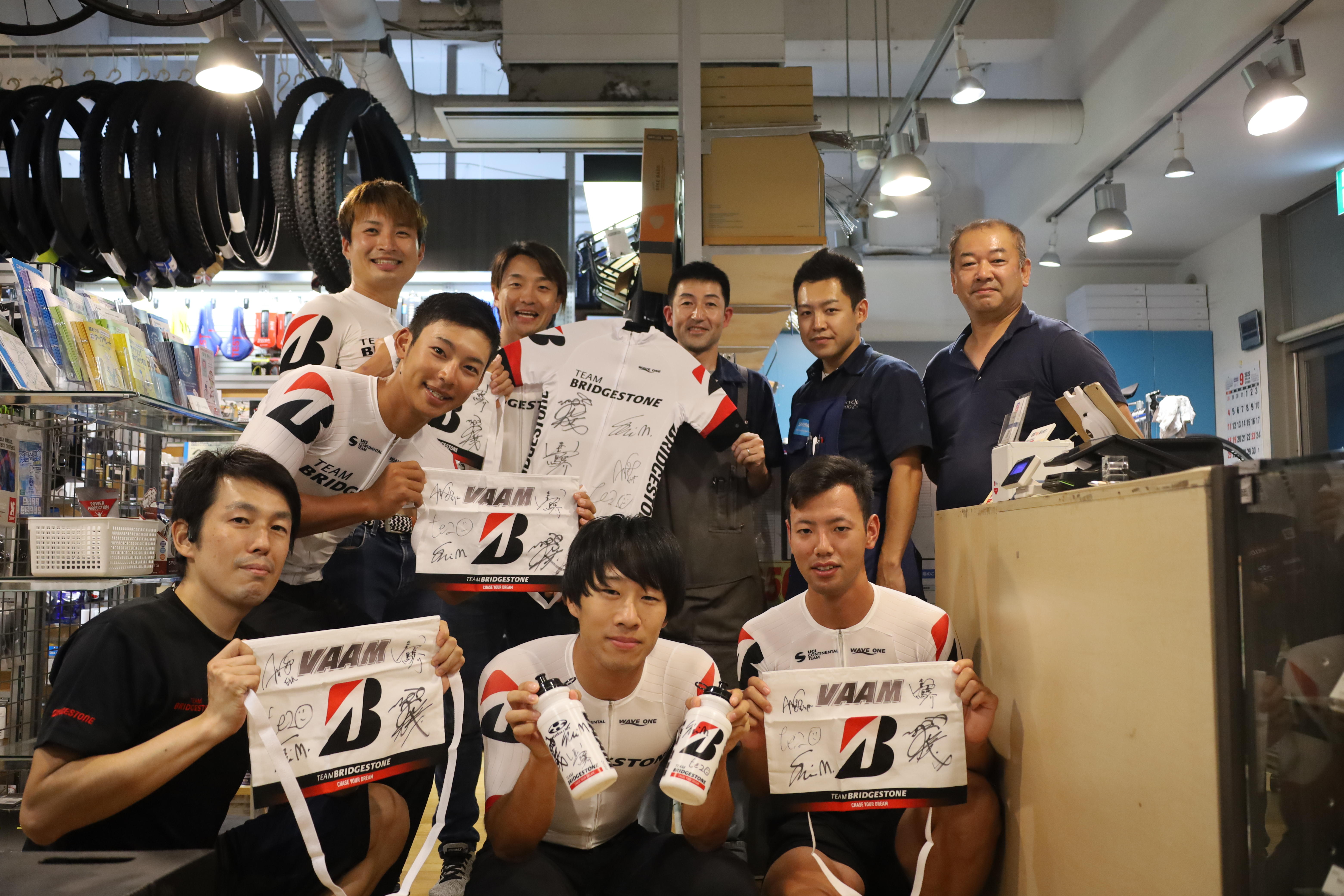 【TEAM BRIDGESTONE　Cycling 販売店訪問】ノースバイシクル