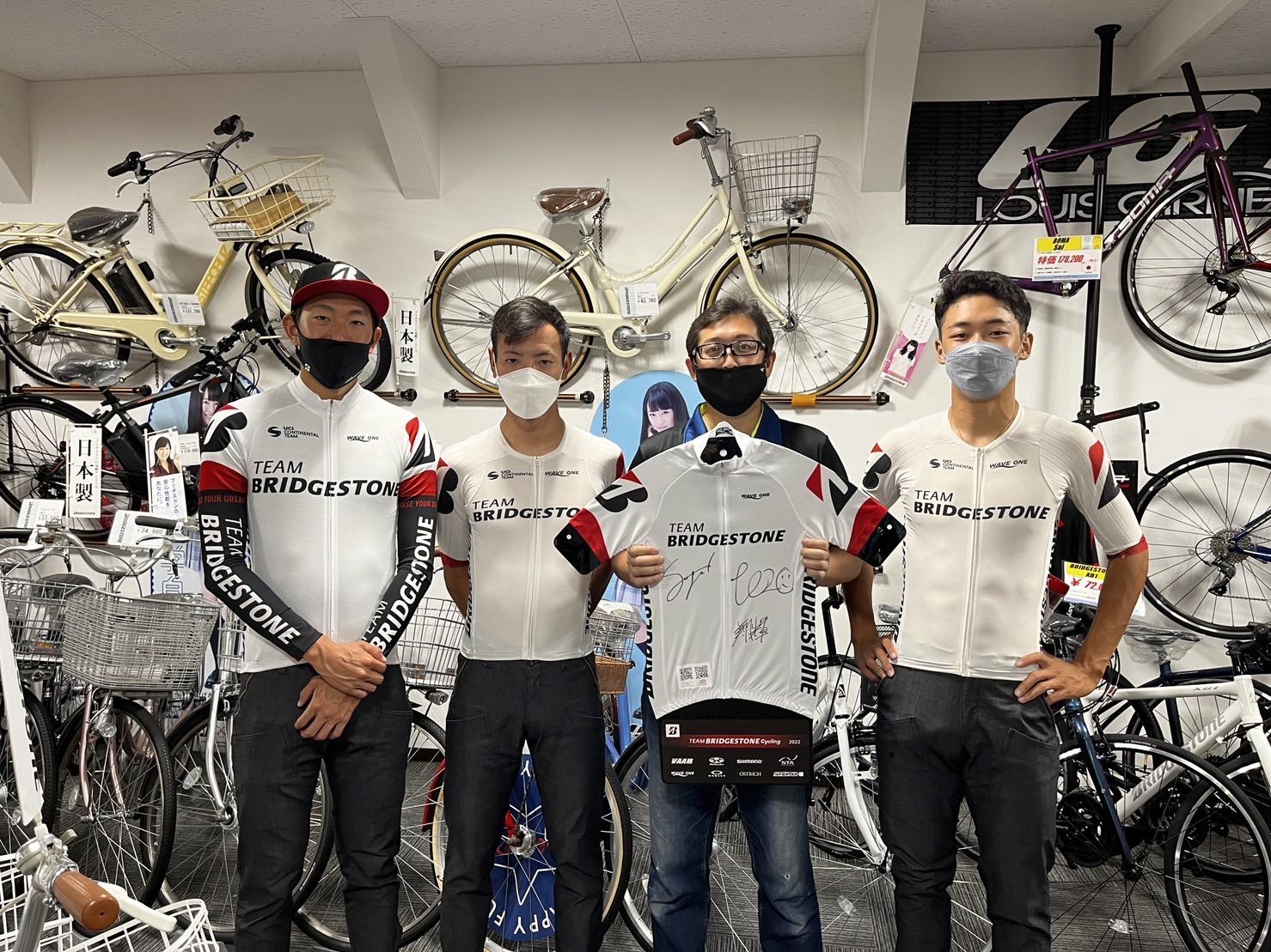 【TEAM BRIDGESTONE　Cycling 販売店訪問】サイクルショップさとう