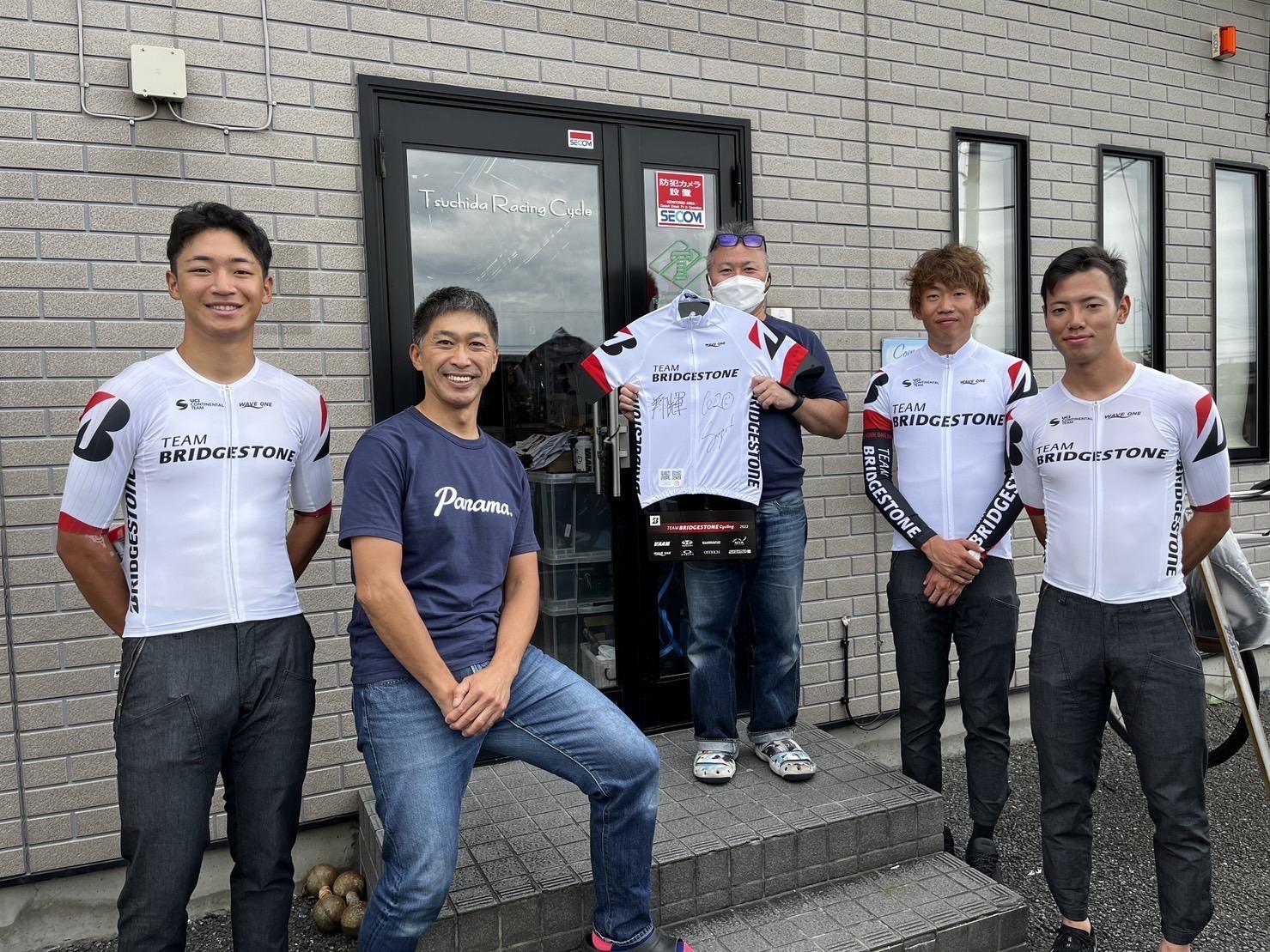 【TEAM BRIDGESTONE　Cycling 販売店訪問】ツチダレーシングサイクル前橋