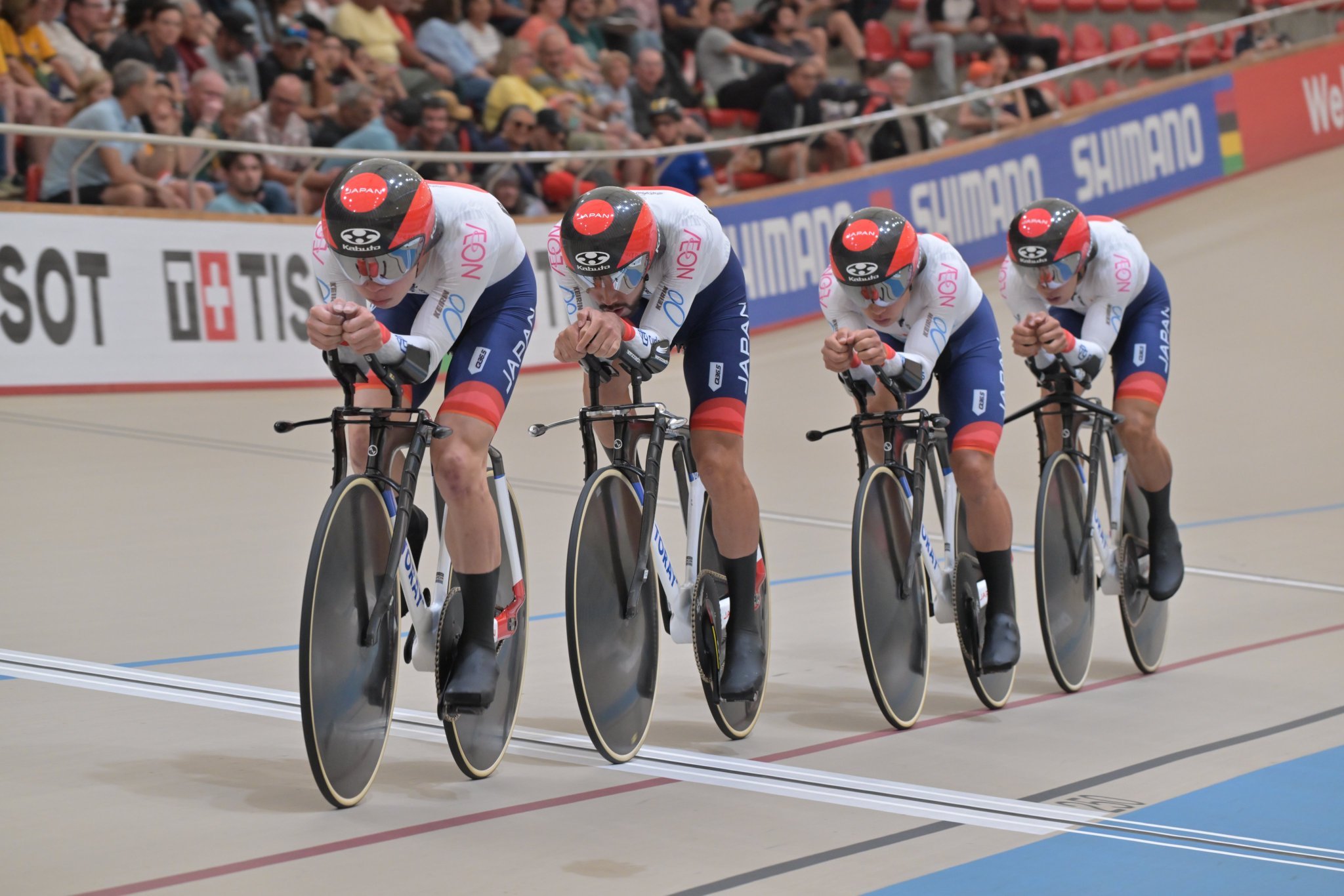 【UCIトラック世界選手権大会 】Part1 男子チームスプリントで5位 1走を長迫が務める