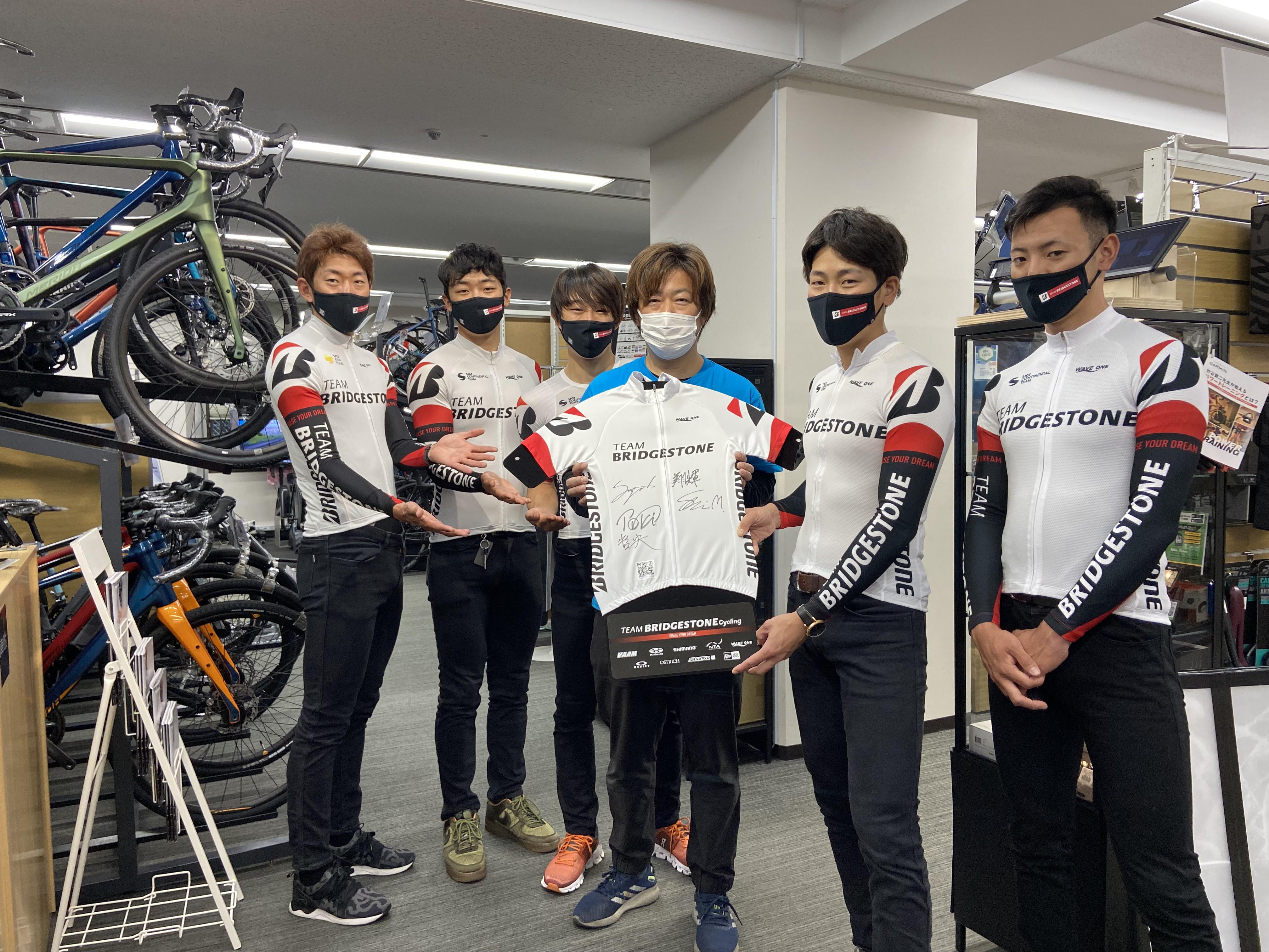 【TEAM BRIDGESTONE Cycling  販売店訪問】　ベックオン