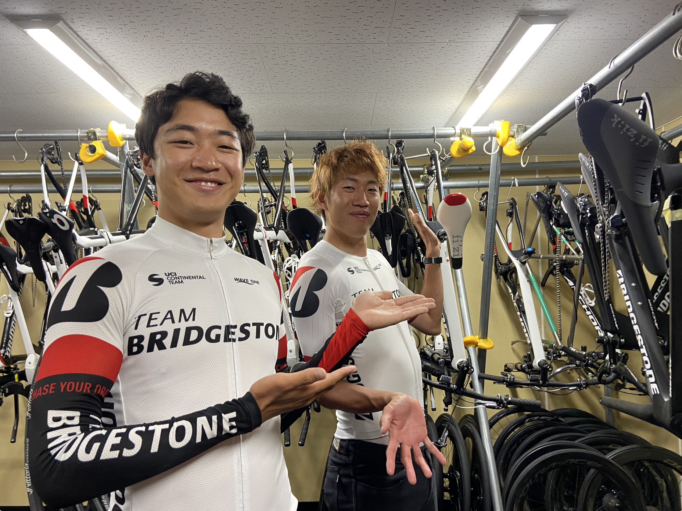 クラブハウス潜入！【カミハギサイクル×TEAM BRIDGESTONE Cyclingオンラインファンイベント】