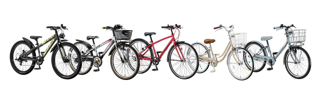 自転車の多彩なデザインの画像