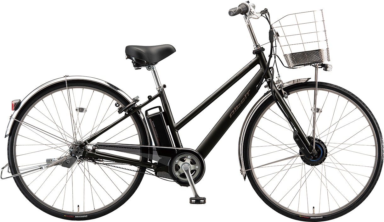 通学・通勤向け電動アシスト自転車 アルベルト e T.アンバーブラック(ツヤ消しカラー)/S型色の写真