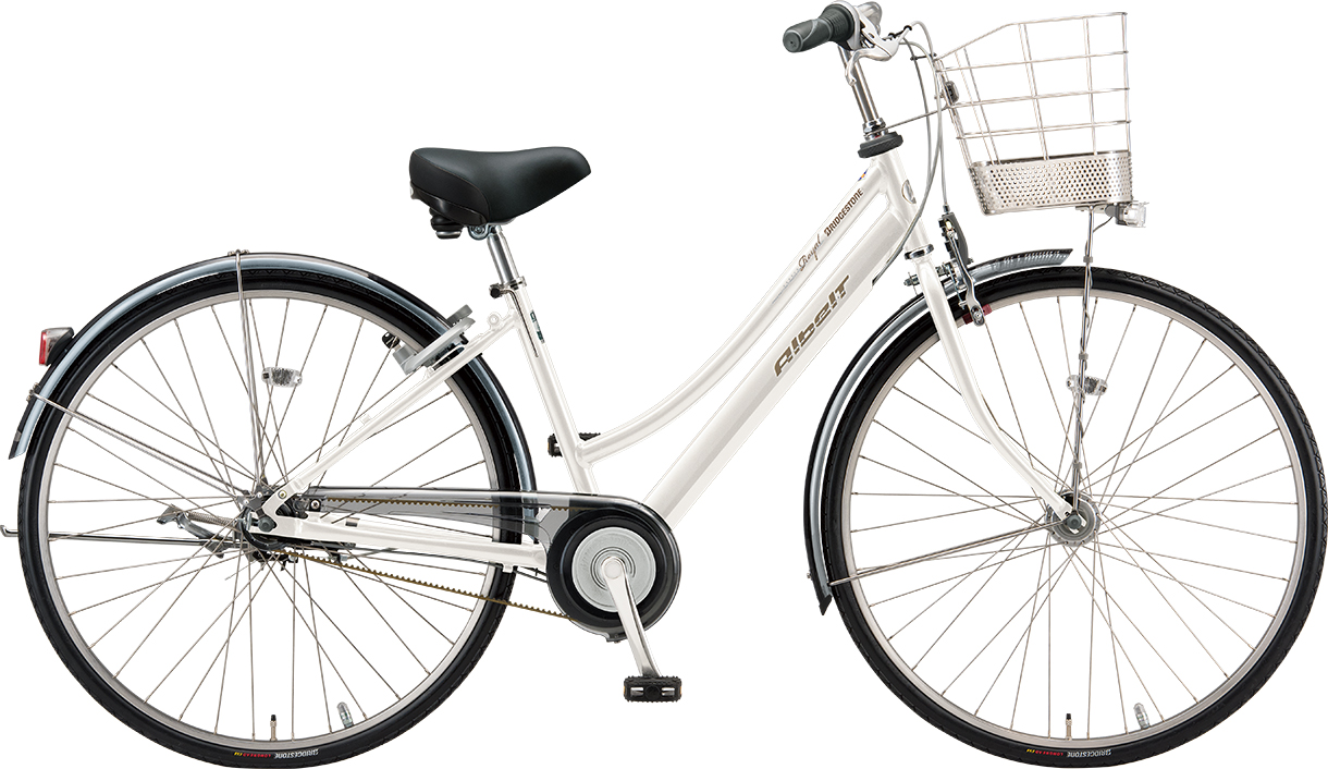 通学・通勤向け自転車 アルベルト ロイヤル P.XシャンパンホワイトL型色の写真