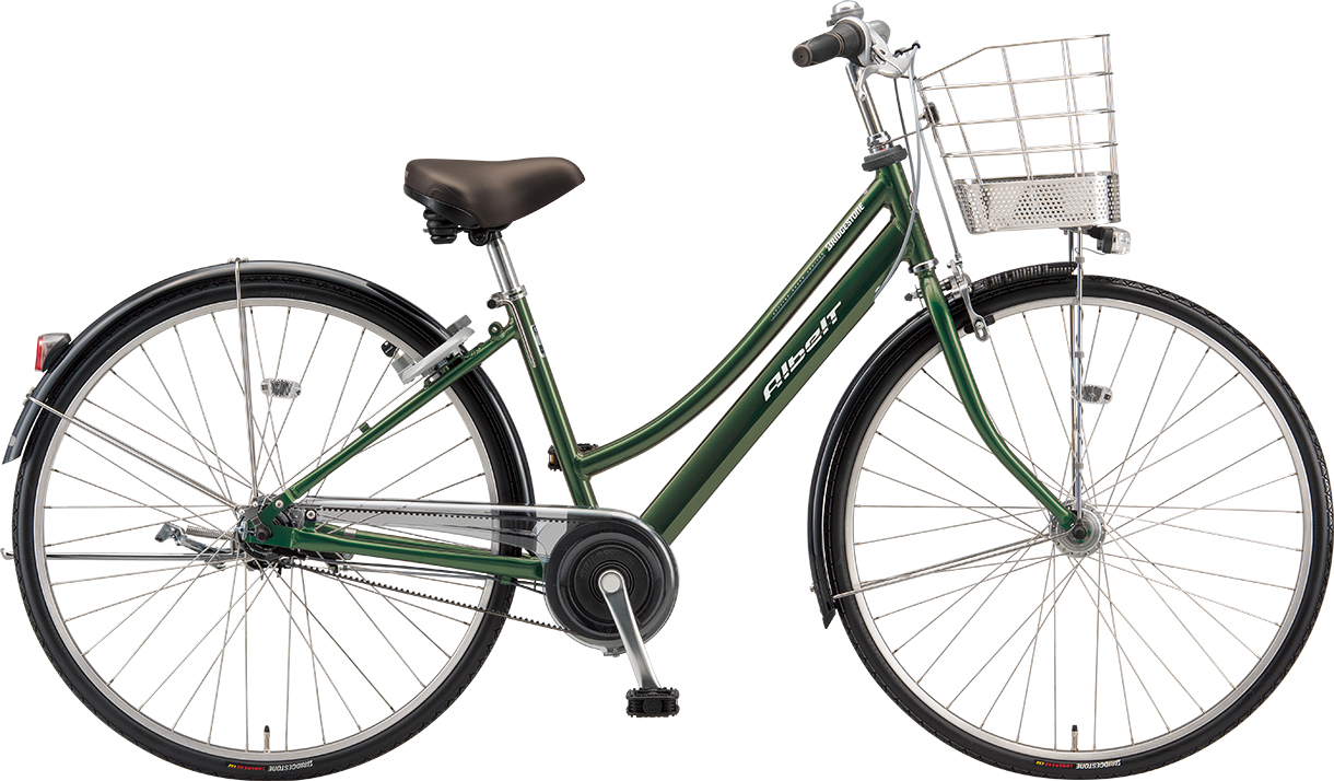 通学・通勤向け自転車 アルベルト M.XジェードオリーブL型色の写真