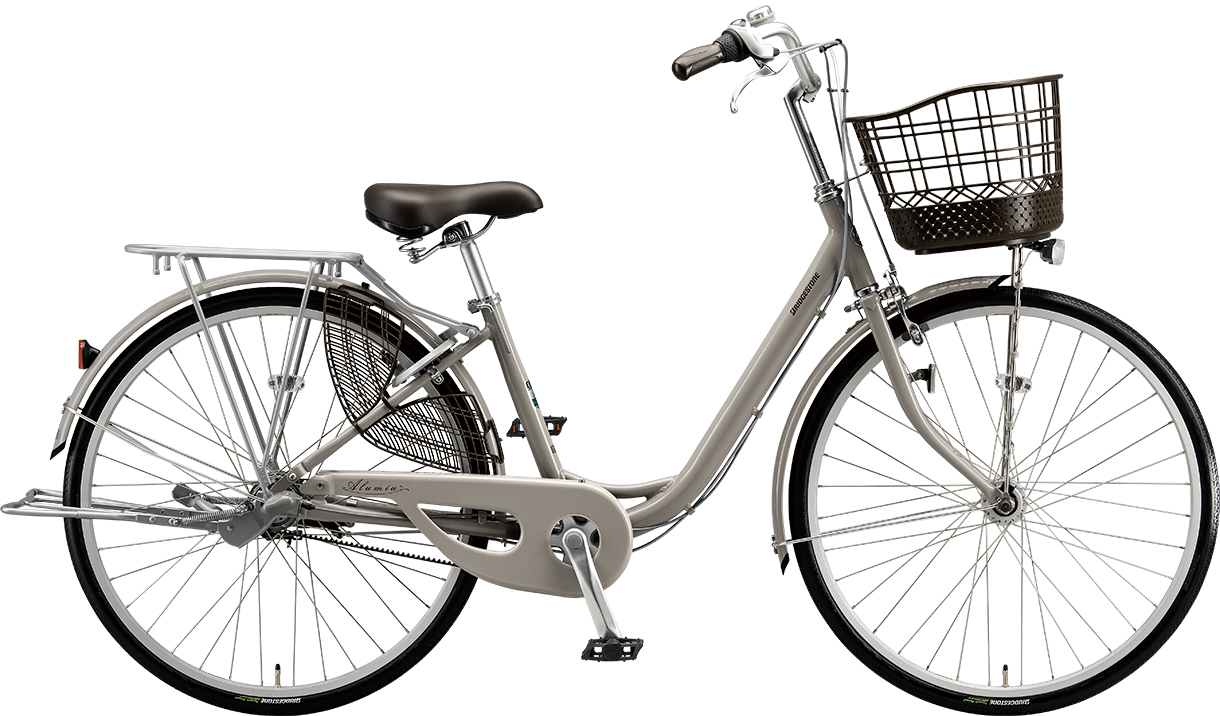 買い物向け自転車 アルミーユ E.Xモルベージュ/ベルトモデル色の写真
