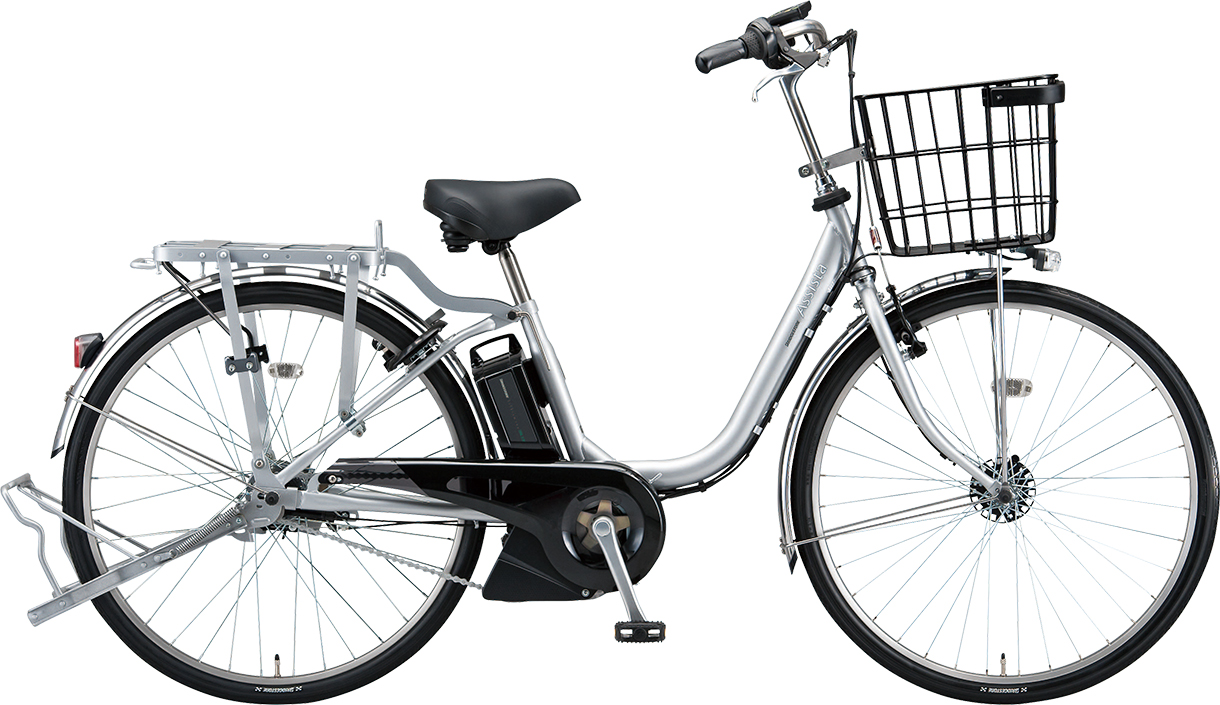 買い物向け電動アシスト自転車 アシスタビジネス M.XRシルバー／U型色の写真