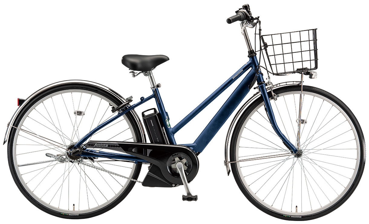 通勤・通学向け電動アシスト自転車 アシスタS STD T.サファイヤブルー（ツヤ消しカラー）色の写真