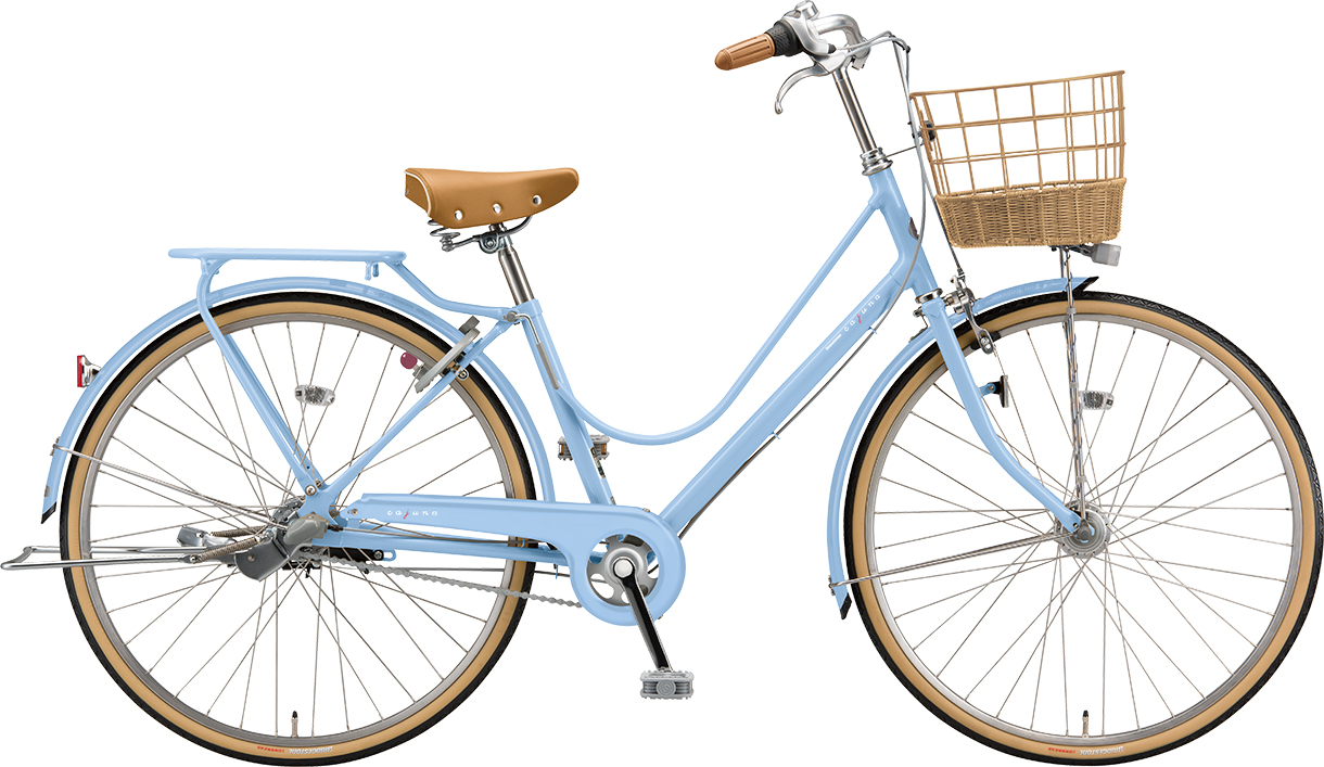 通学・通勤向け自転車 カジュナ スイートライン E.Xカームブルー／スタンダードモデル（チェーン）色の写真