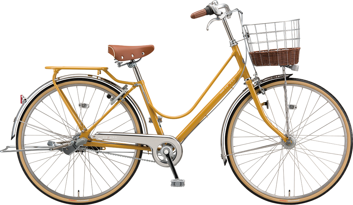 通学・通勤向け自転車 カジュナ ベーシックライン E.Xキャラメルブラウン／スタンダードモデル（チェーン）色の写真