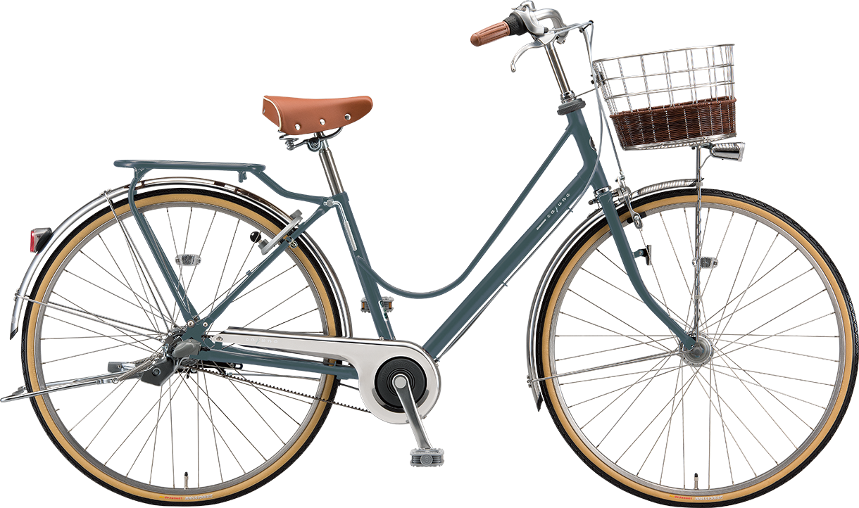 通学・通勤向け自転車 カジュナ T.Xダークアッシュ(ツヤ消しカラー)(ベルトモデル)色の写真