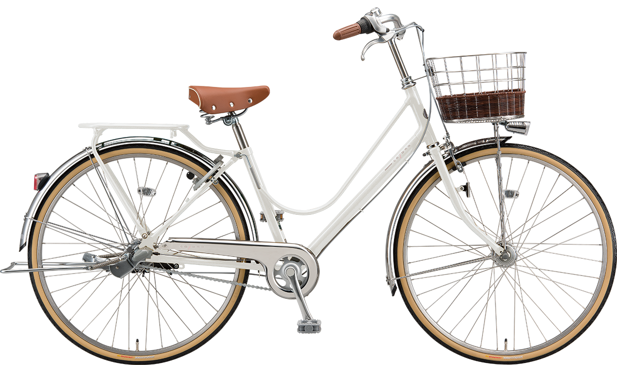 通学・通勤向け自転車 カジュナ E.Xソフトライトグレー(チェーンモデル)色の写真