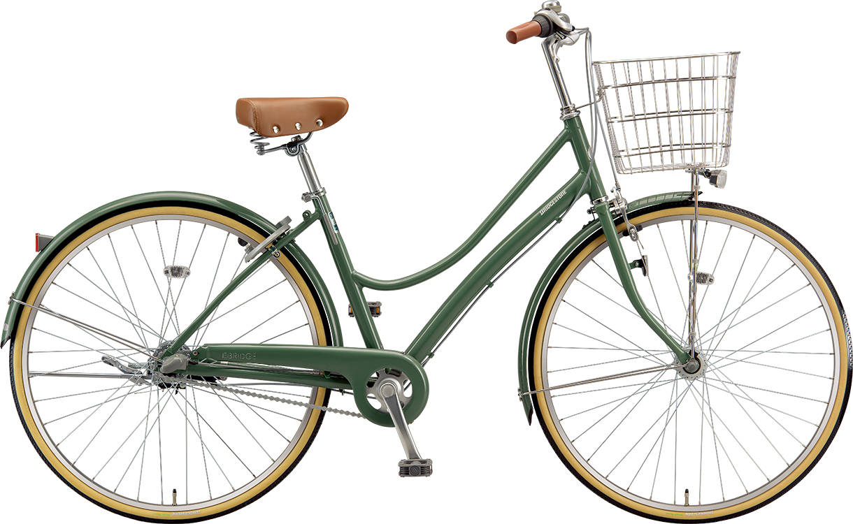 買い物向け自転車 エブリッジ L E.Xフィールドグリーン色の写真