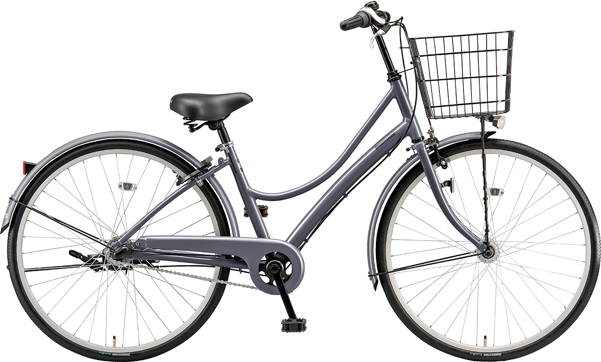 買い物向け自転車 エブリッジ L スタンダード E.Xダークアッシュ色の写真