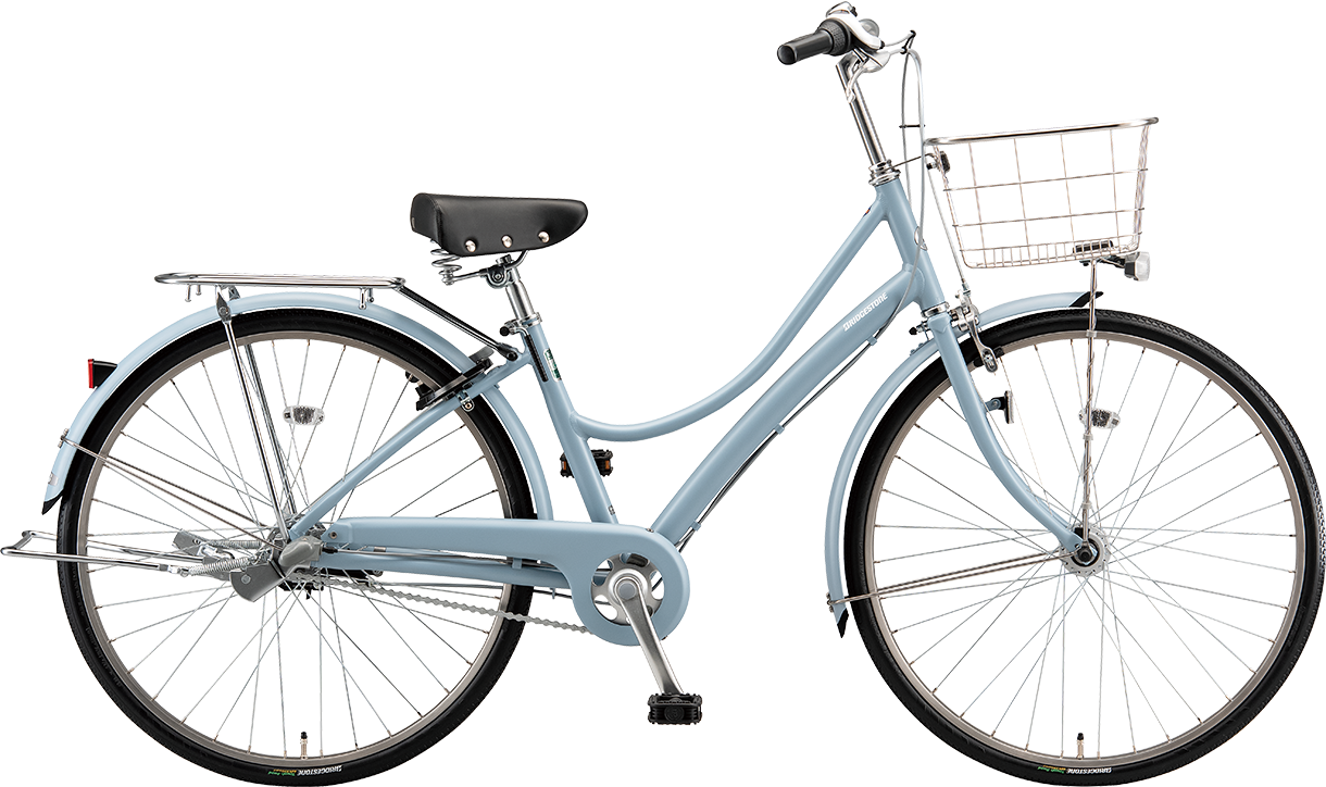 通学・通勤向け自転車 エブリッジL スクール T.Xマットブルーグレー(ツヤ消しカラー)色の写真