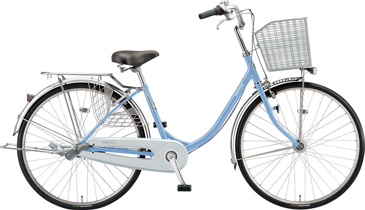 買い物向け自転車 エブリッジ U M.Xブリアスカイ／点灯虫モデル色の写真