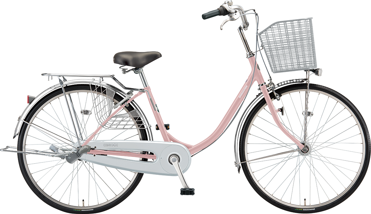 買い物向け自転車 エブリッジ U M.Xプレシャスローズ／点灯虫モデル色の写真