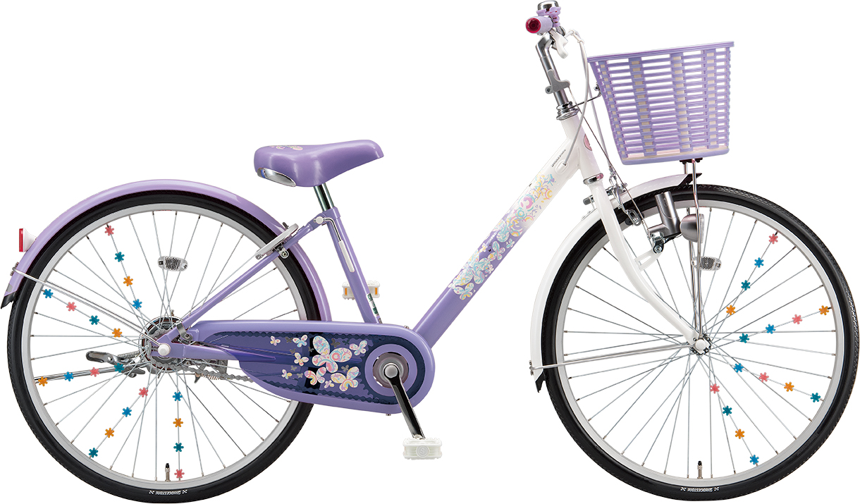 子ども用自転車 エコパル ラベンダー色の写真