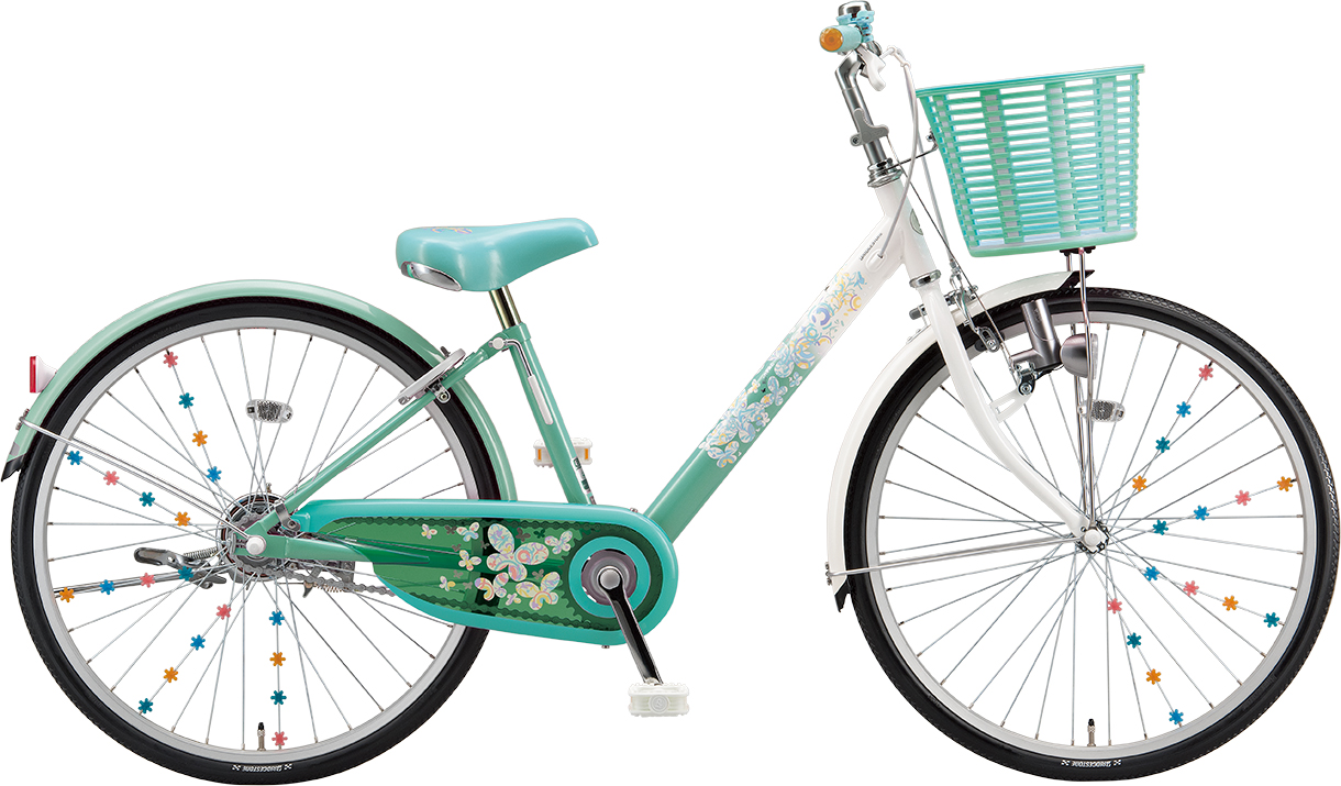 子ども用自転車 エコパル ミント色の写真