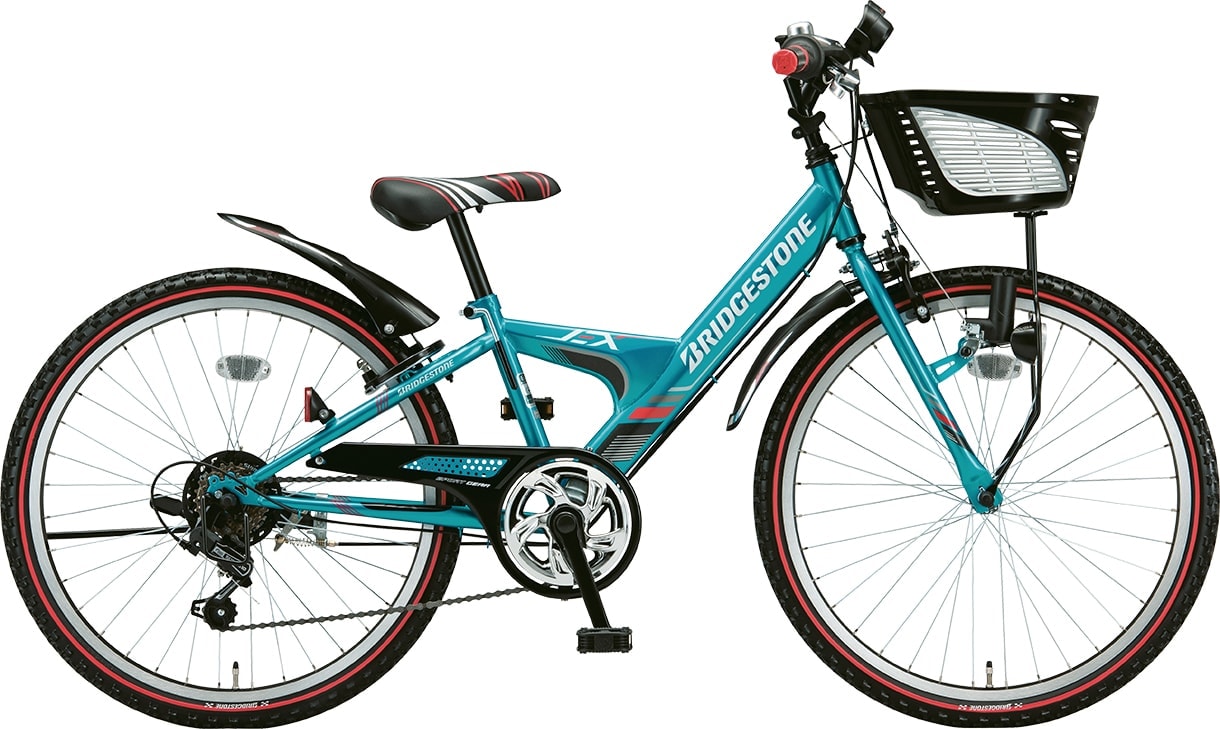 子ども用自転車 エクスプレスジュニア エメラルドグリーン／ダイナモランプモデル色の写真