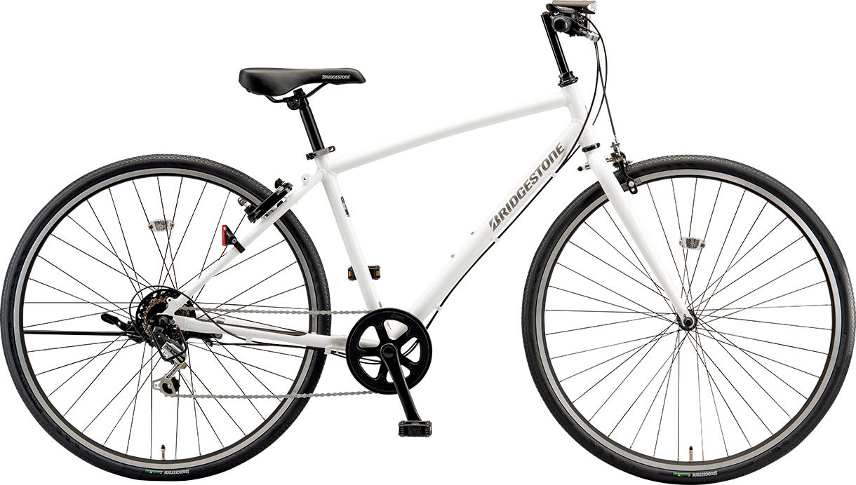 スポーツ向け自転車 エルビーワン E.Xホワイト色の写真