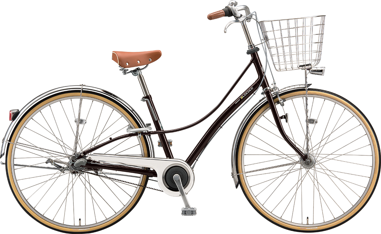 通学・通勤向け自転車 ロココ P.Xショコラブラウン色の写真