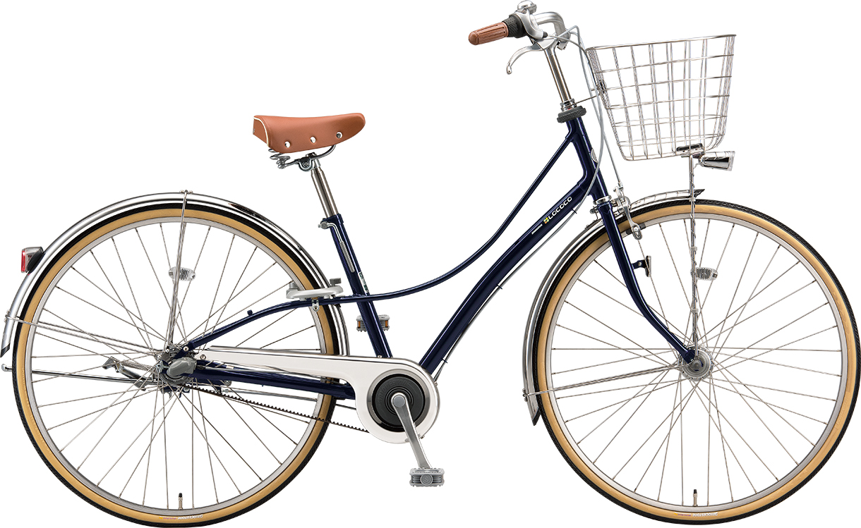 通学・通勤向け自転車 ロココ M.XジュエルDブルー色の写真