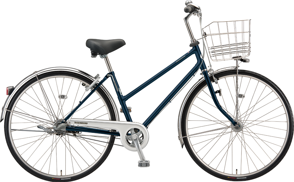 通学・通勤向け自転車 ロングティーン デラックス P.Xサファイヤブルー／ベルトモデル／S型色の写真