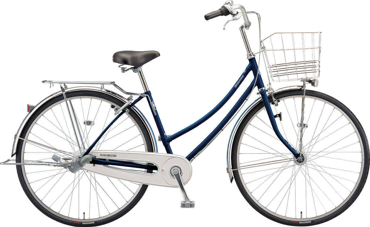 通学・通勤向け自転車 ロングティーン スタンダード P.Xサファイヤブルー／W型色の写真