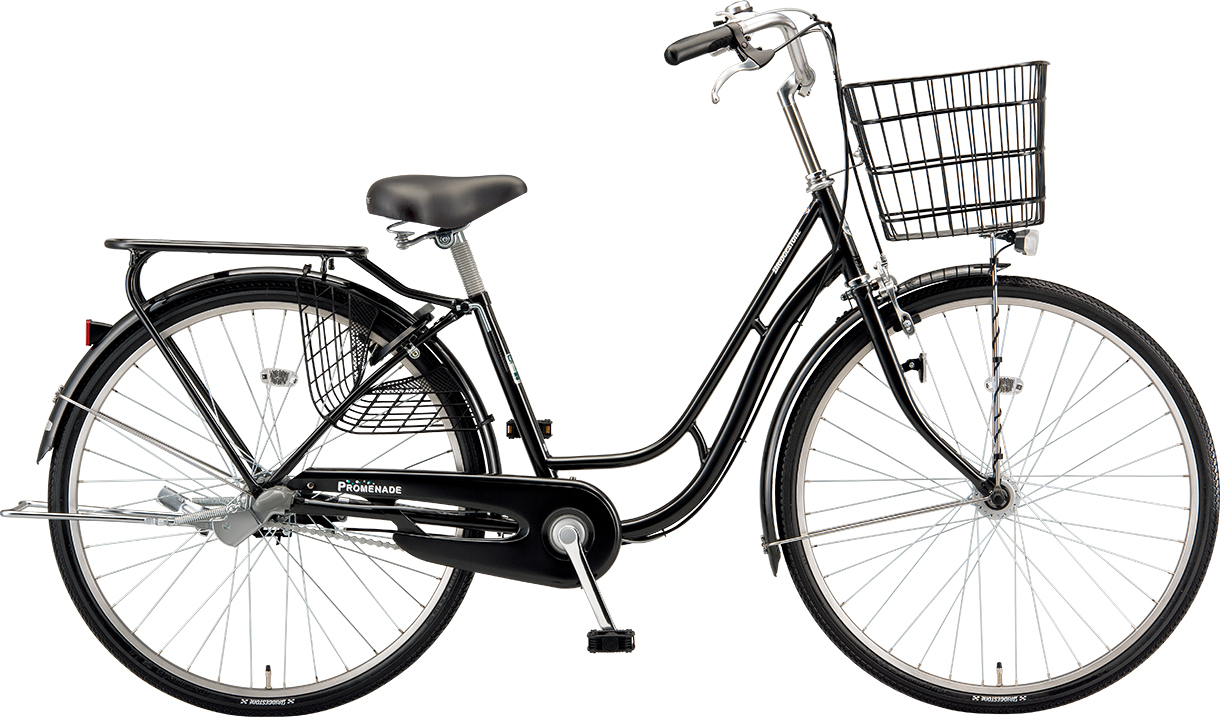 買い物向け自転車 プロムナード C E.Xブラック色の写真