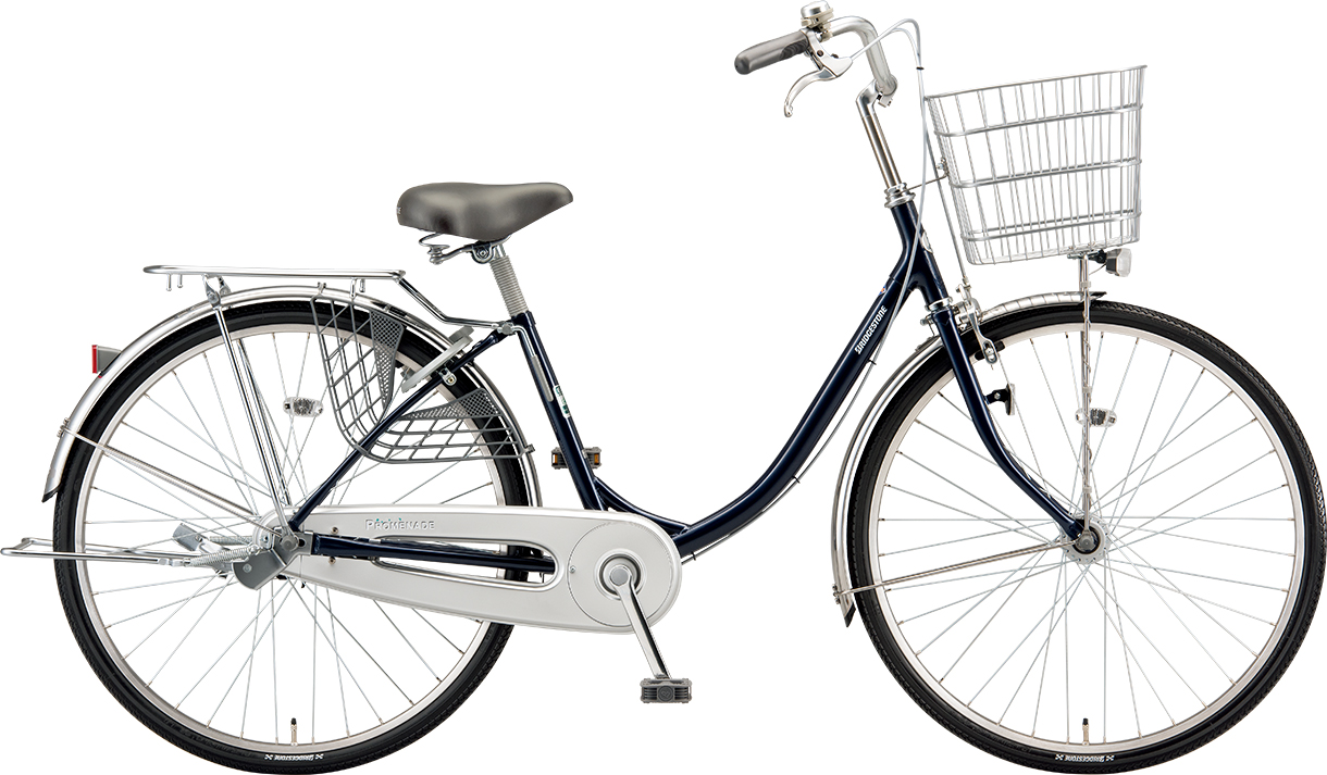 買い物向け自転車 プロムナード U P.Xサファイヤブルー色の写真