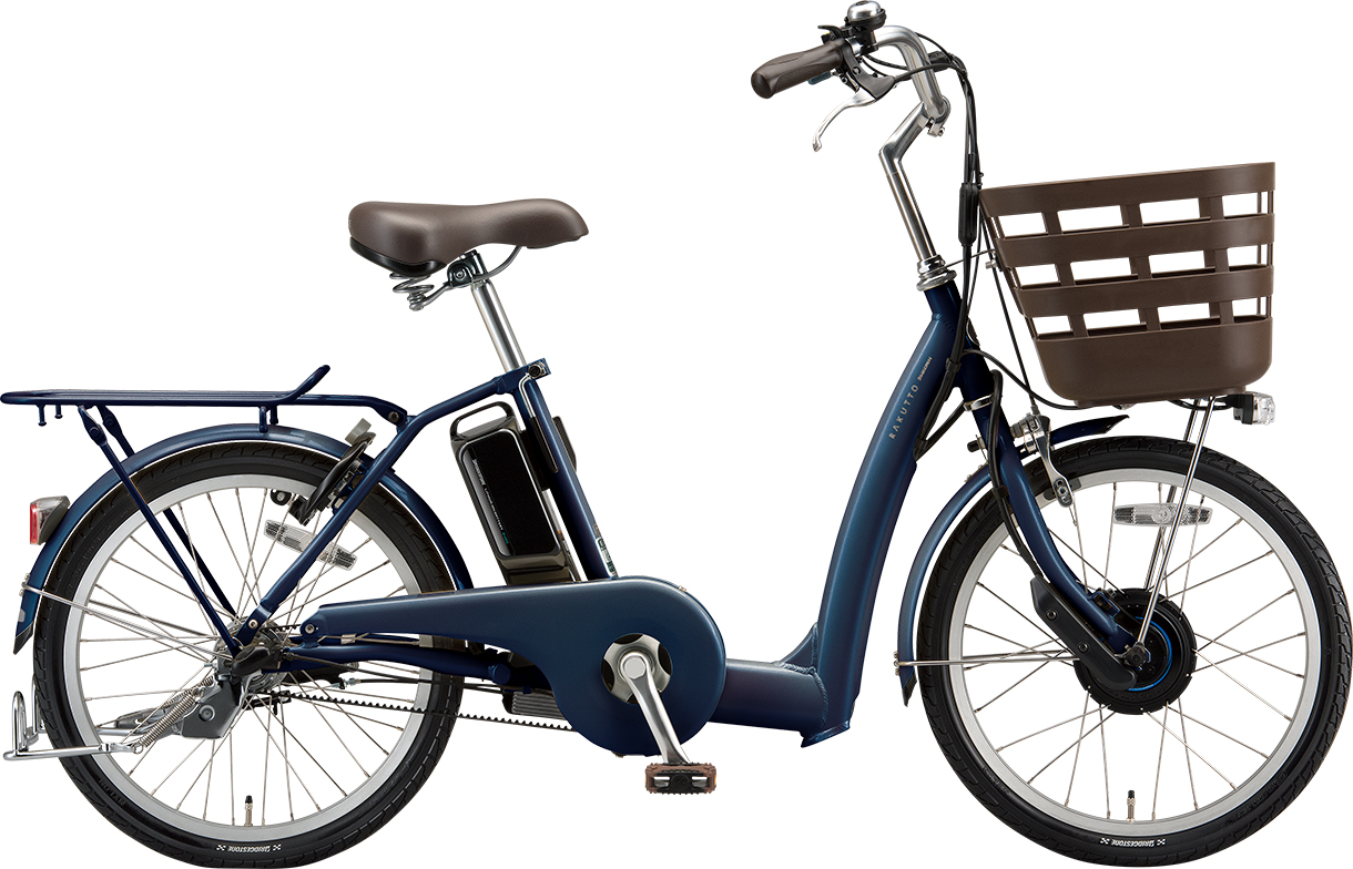 買い物向け電動アシスト自転車 ラクット 20/24インチ T.Xサファイヤブルー（ツヤ消しカラー）／20インチ色の写真