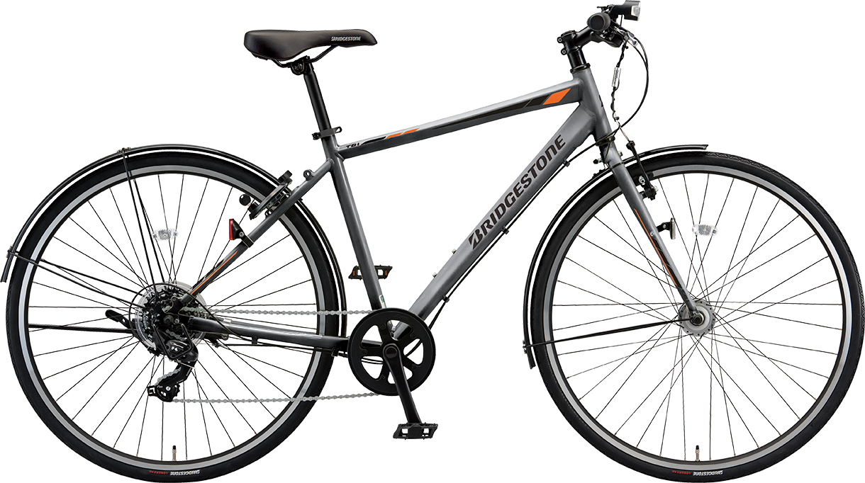 スポーツ向け自転車 ティービーワン T.Xマットグレー（ツヤ消しカラー）／フレームサイズ480mm色の写真