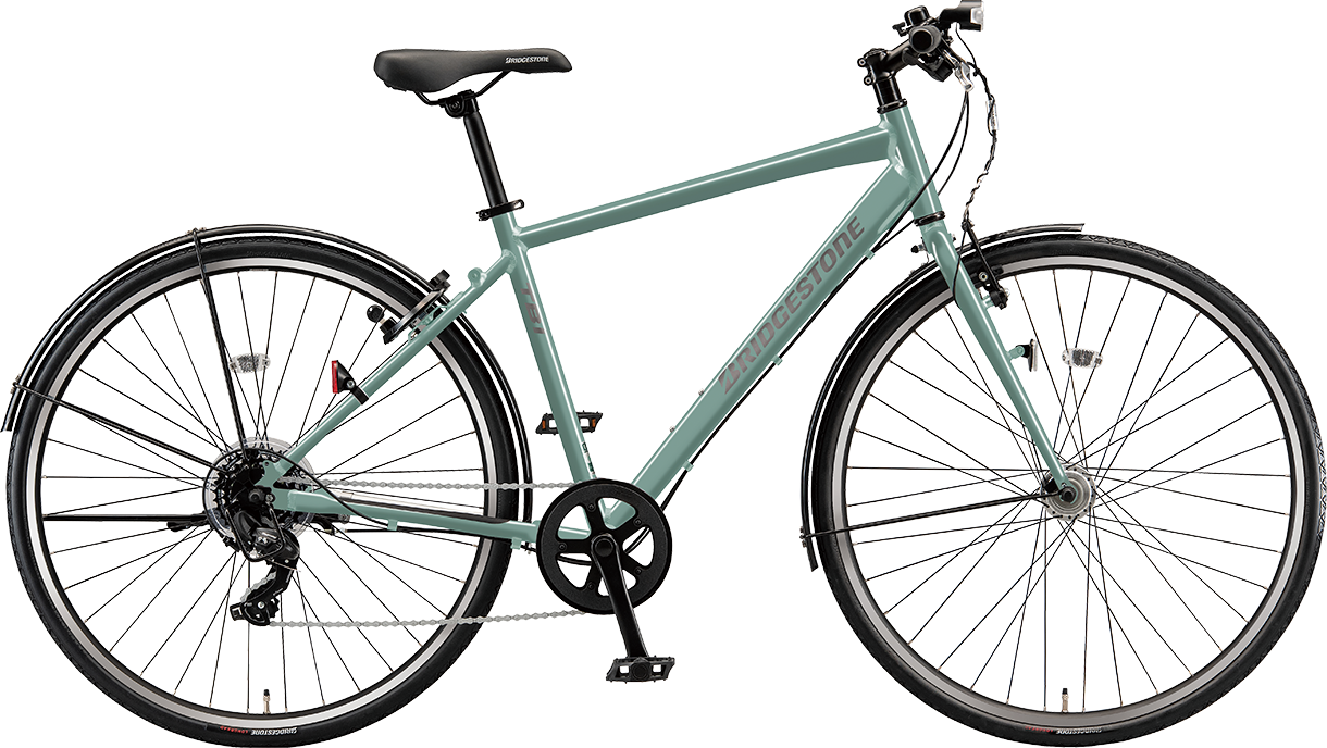 スポーツ向け自転車 ティービーワン E.Xモダングリーン/フレームサイズ480mm色の写真