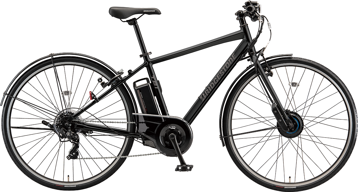 スポーツ向け電動アシスト自転車 ティービーワン e T.クロツヤケシ（ツヤ消しカラー）色の写真