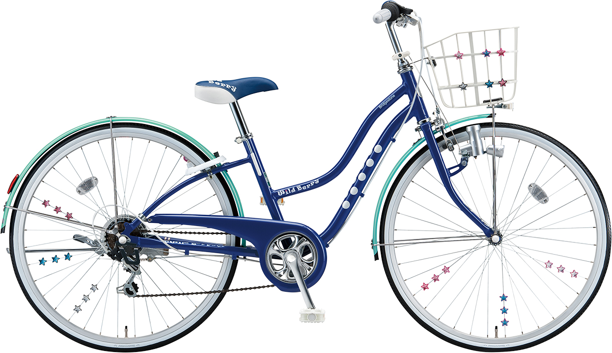 子ども用自転車 ワイルドベリー スターネイビー（E.Xアメリカンブルー）色の写真