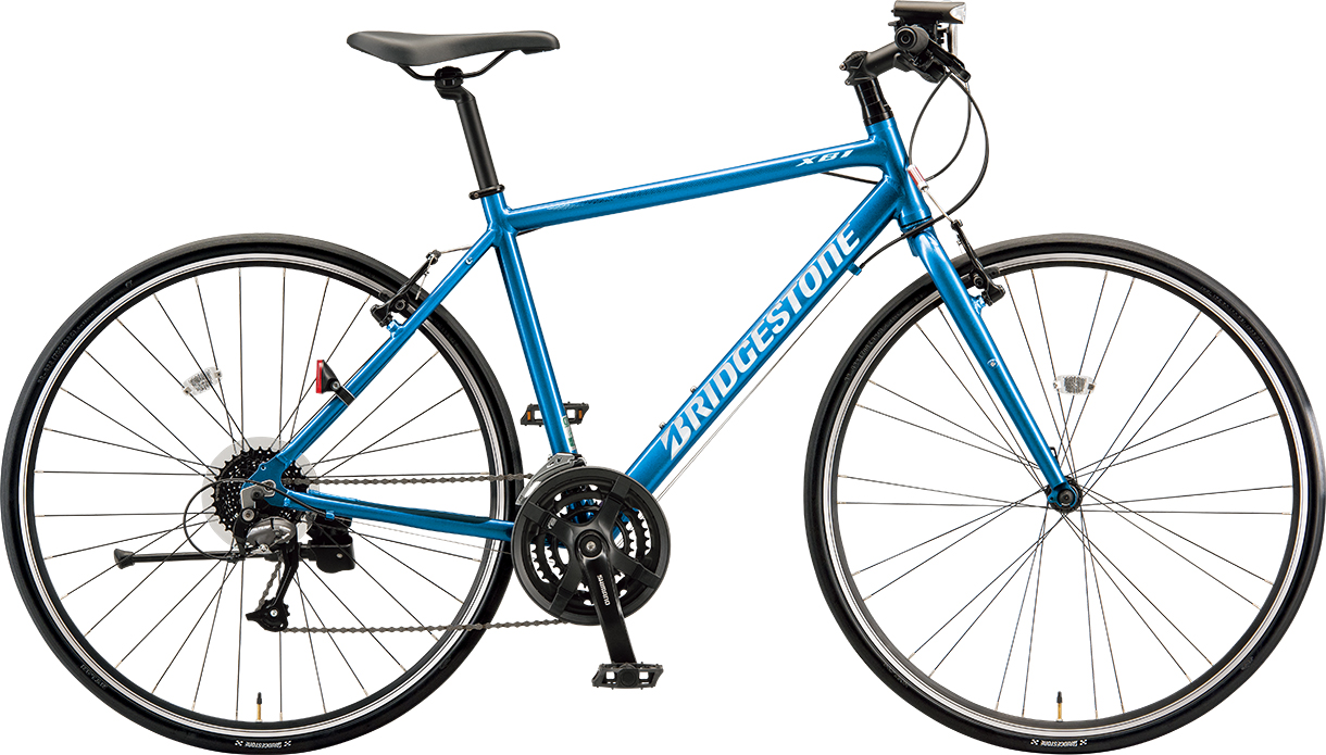 スポーツ向け自転車 エックスビーワン F.XOブルー／フレームサイズ490mm色の写真
