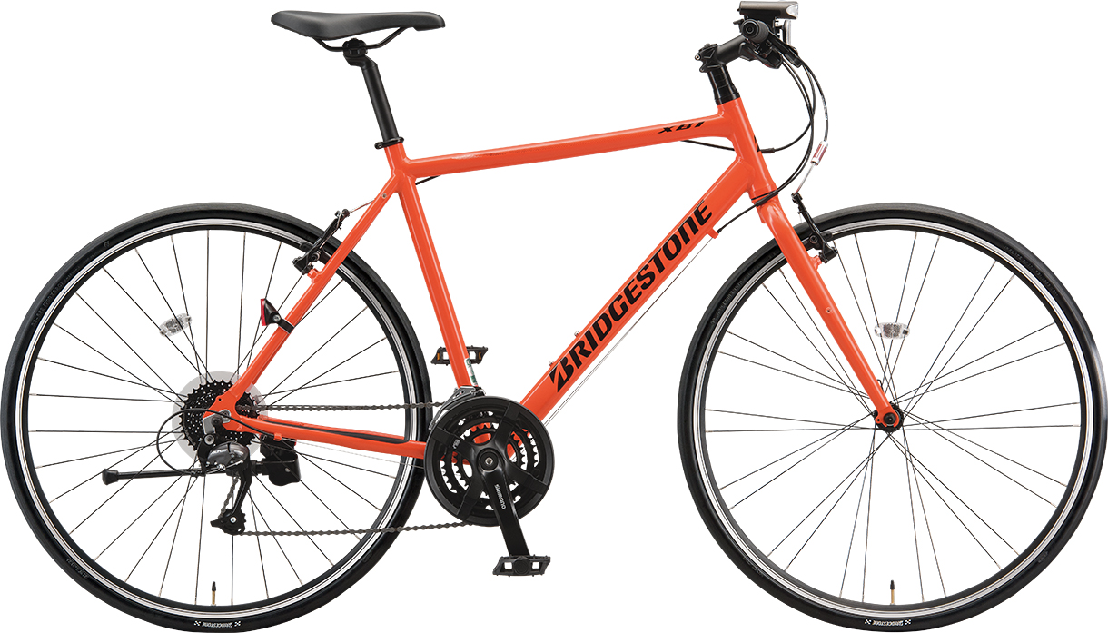 スポーツ向け自転車 エックスビーワン E.Xネオンオレンジ／フレームサイズ540mm色の写真