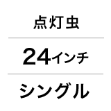 点灯虫／24インチ／シングル