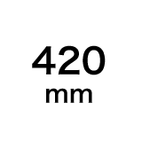 420mm