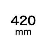 420mm
