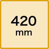 420mm